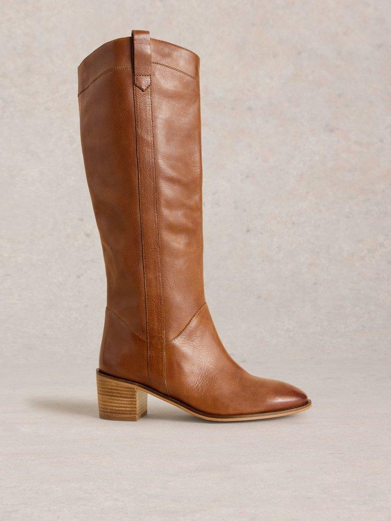 Tan knee boots uk on sale