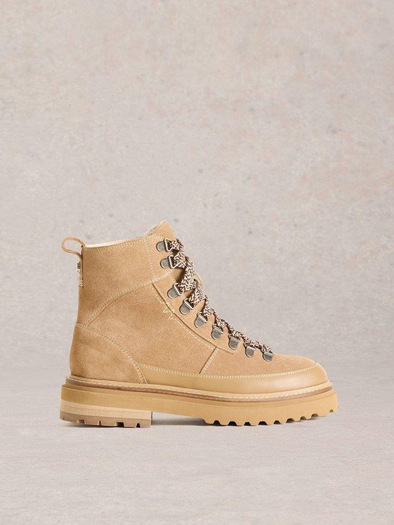 Olive Hiker Boot in LGT NAT - LIFESTYLE