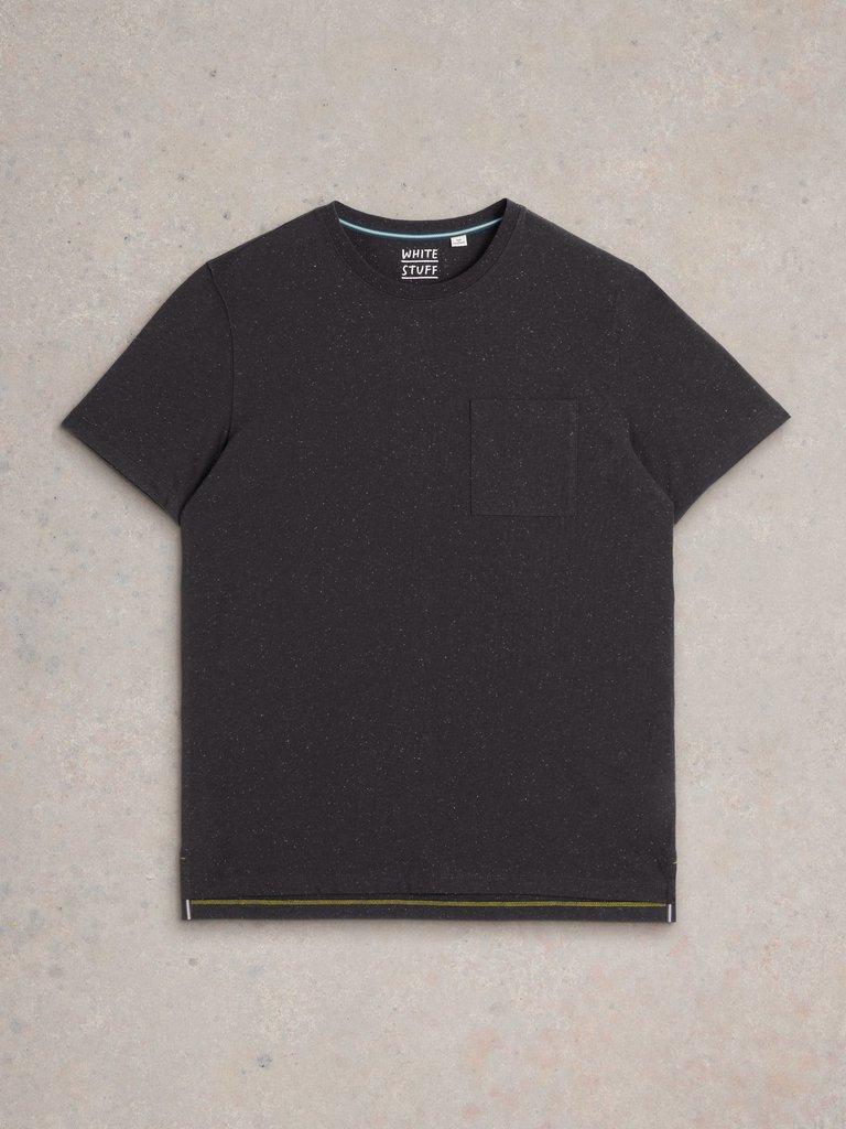 Abersoch Nep Short Sleeve Tee in DARK NAVY - FLAT FRONT