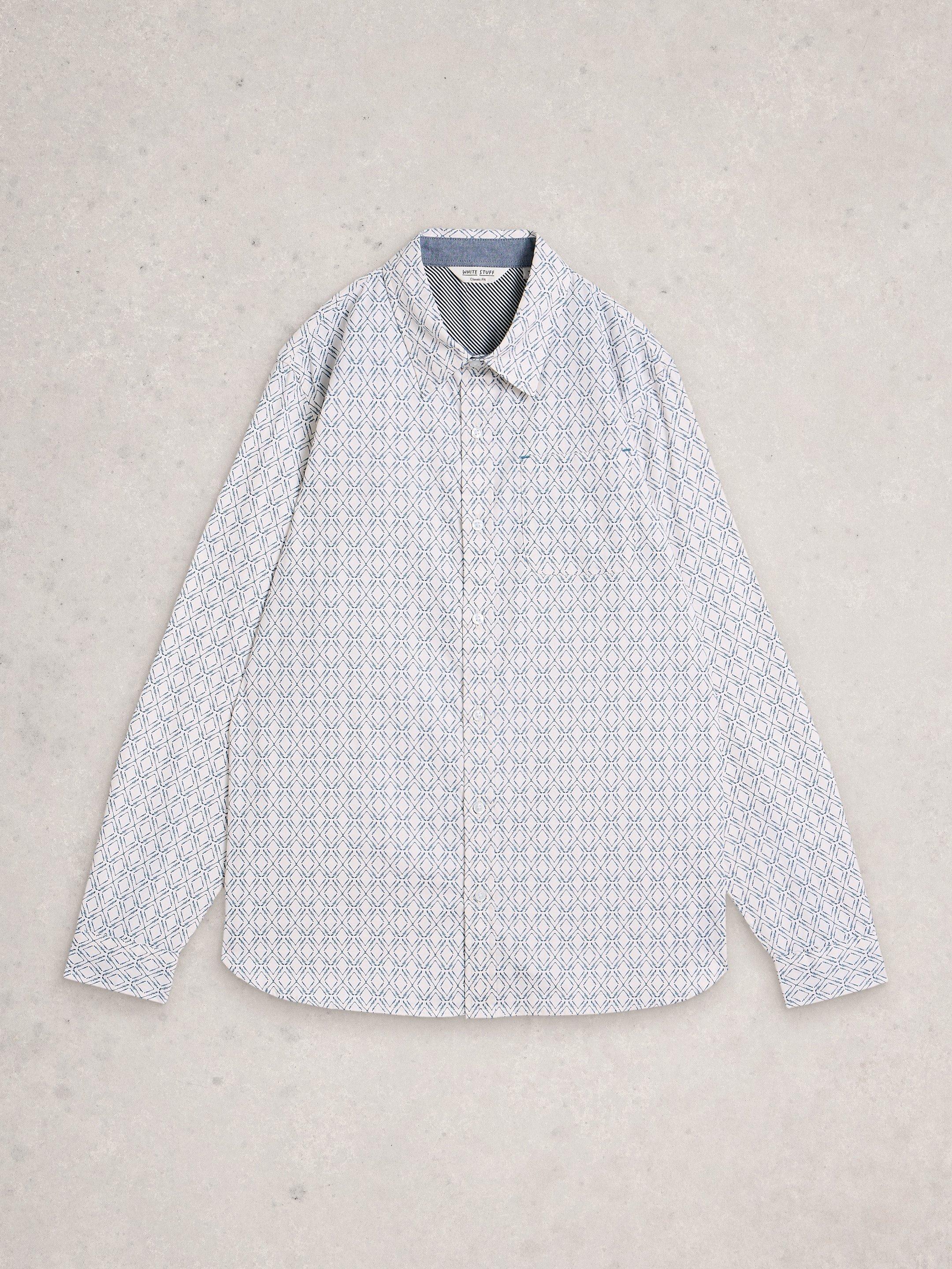 Diamond Squiggle Printed Shirt
