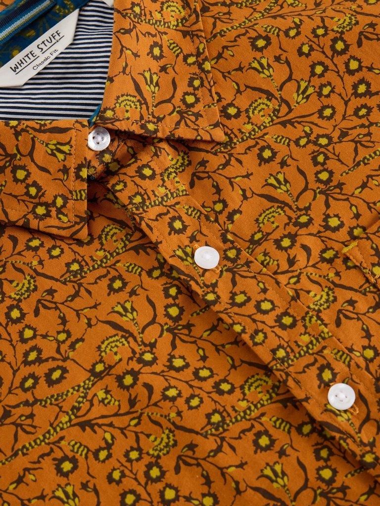 Climbing Thorns Printed Shirt in ORANGE MLT - FLAT DETAIL