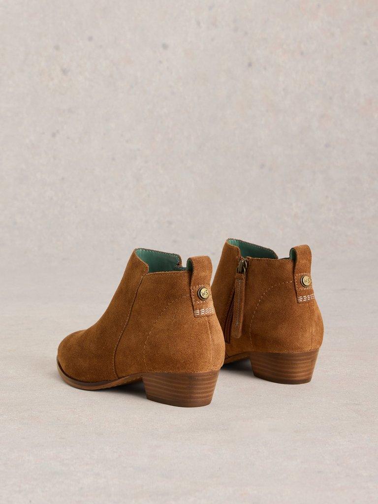 Willow Suede Ankle Boot in MID TAN White Stuff