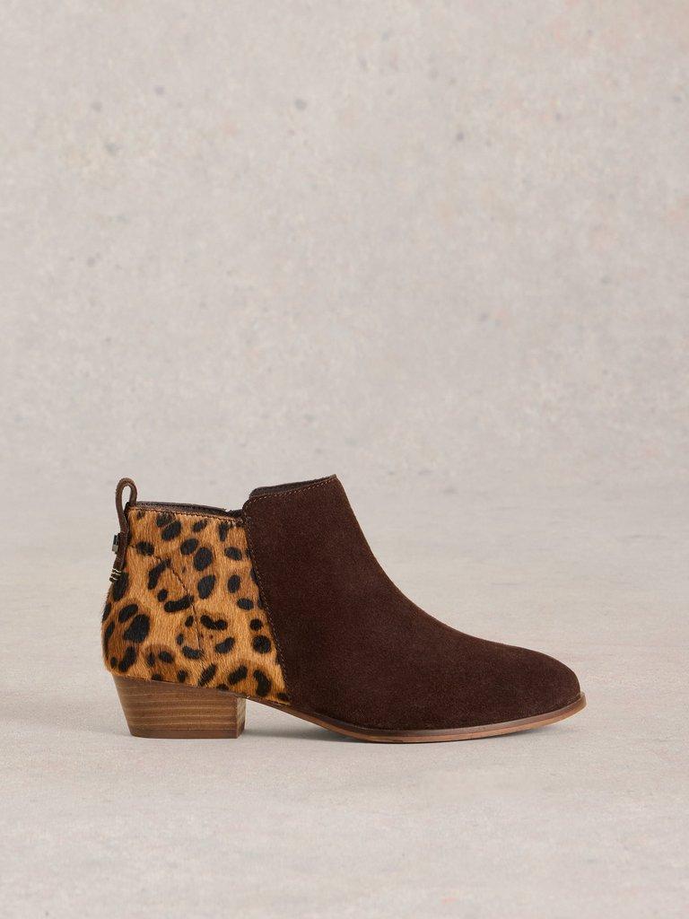 Willow Pony Ankle Suede Boot in BROWN MLT - LIFESTYLE