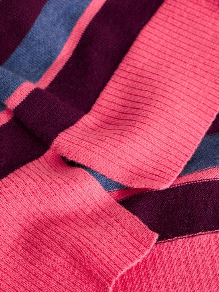 CITY STRIPE JUMPER in PINK MLT - FLAT DETAIL