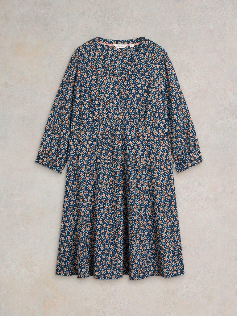 Frances Dress in NAVY PR - FLAT FRONT