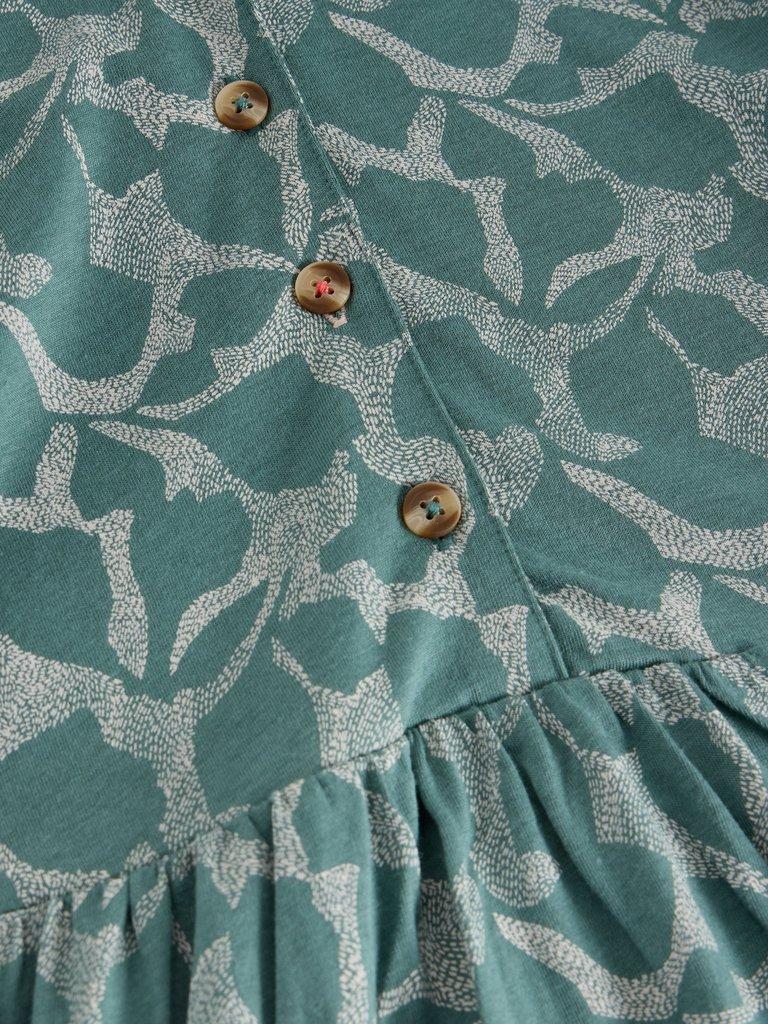 Naya Jersey Midi Dress in GREEN PR - FLAT DETAIL