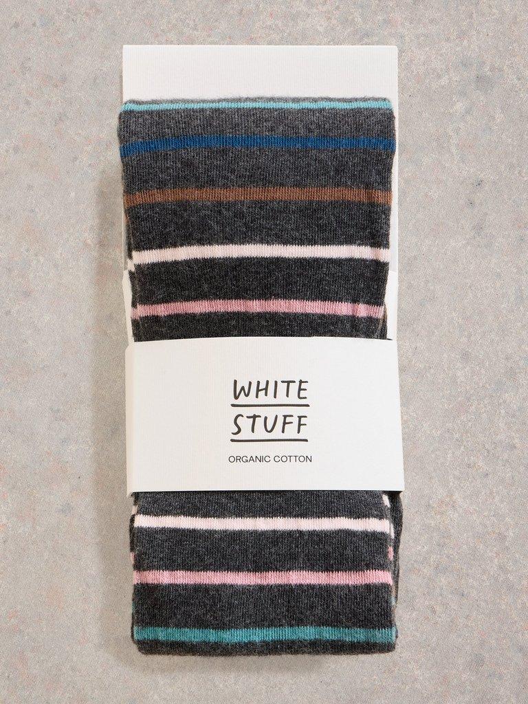 Multi Stripe Tights in GREY MLT - FLAT FRONT