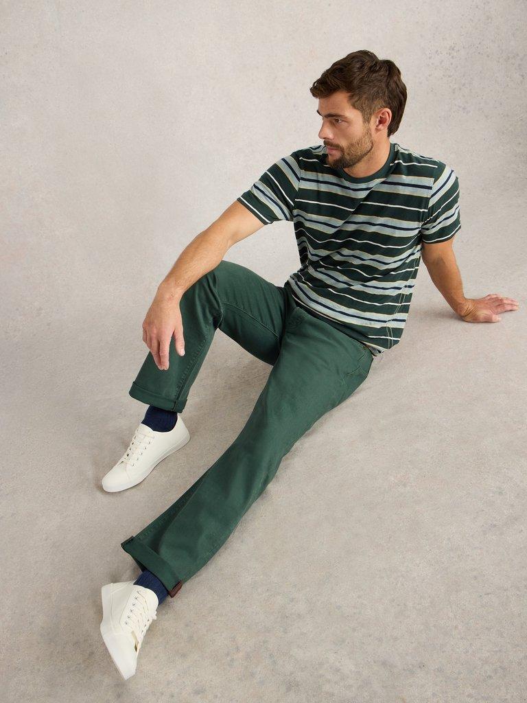 Eastwood Garment Dye Jean in DK GREEN - LIFESTYLE