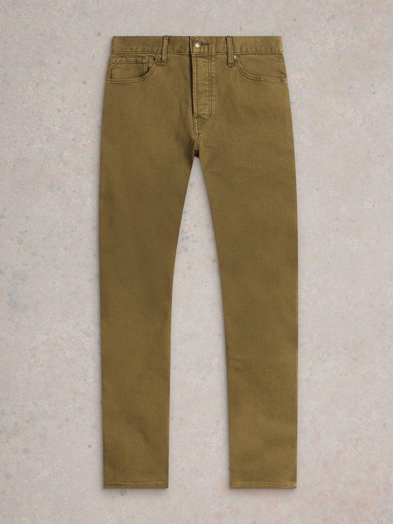 Eastwood Garment Dye Jean in KHAKI GRN - FLAT FRONT