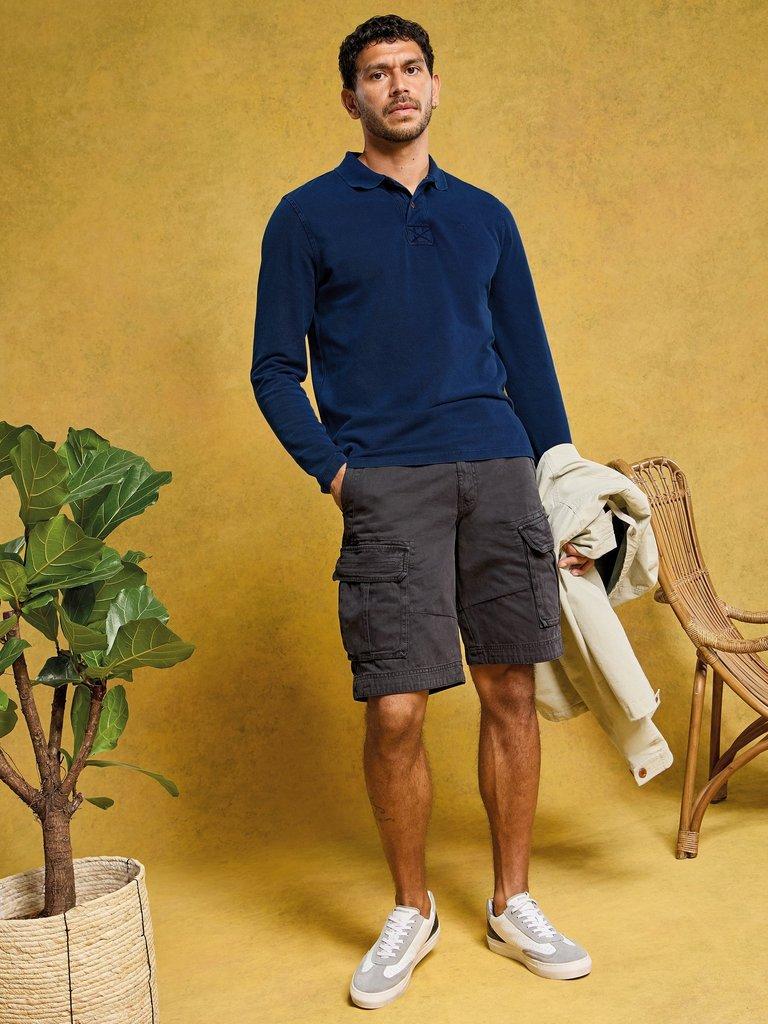 LS Utility Polo in DEEP BLUE - MIXED