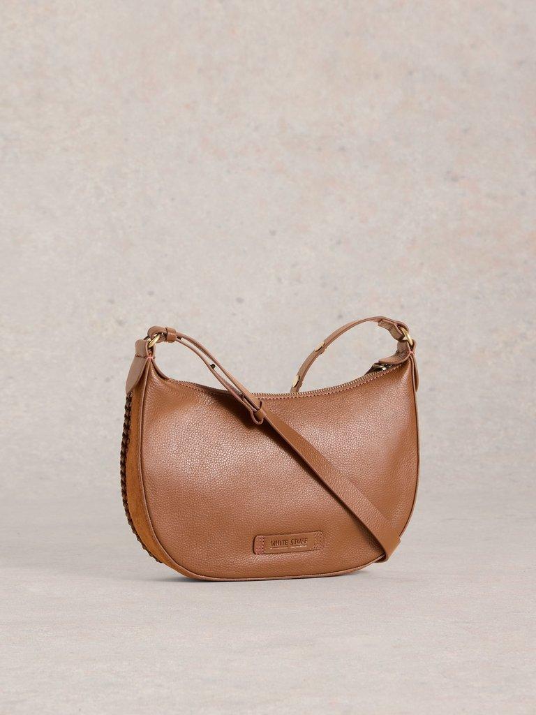 Suzie Swing Convertible Bag in TAN MULTI - FLAT BACK