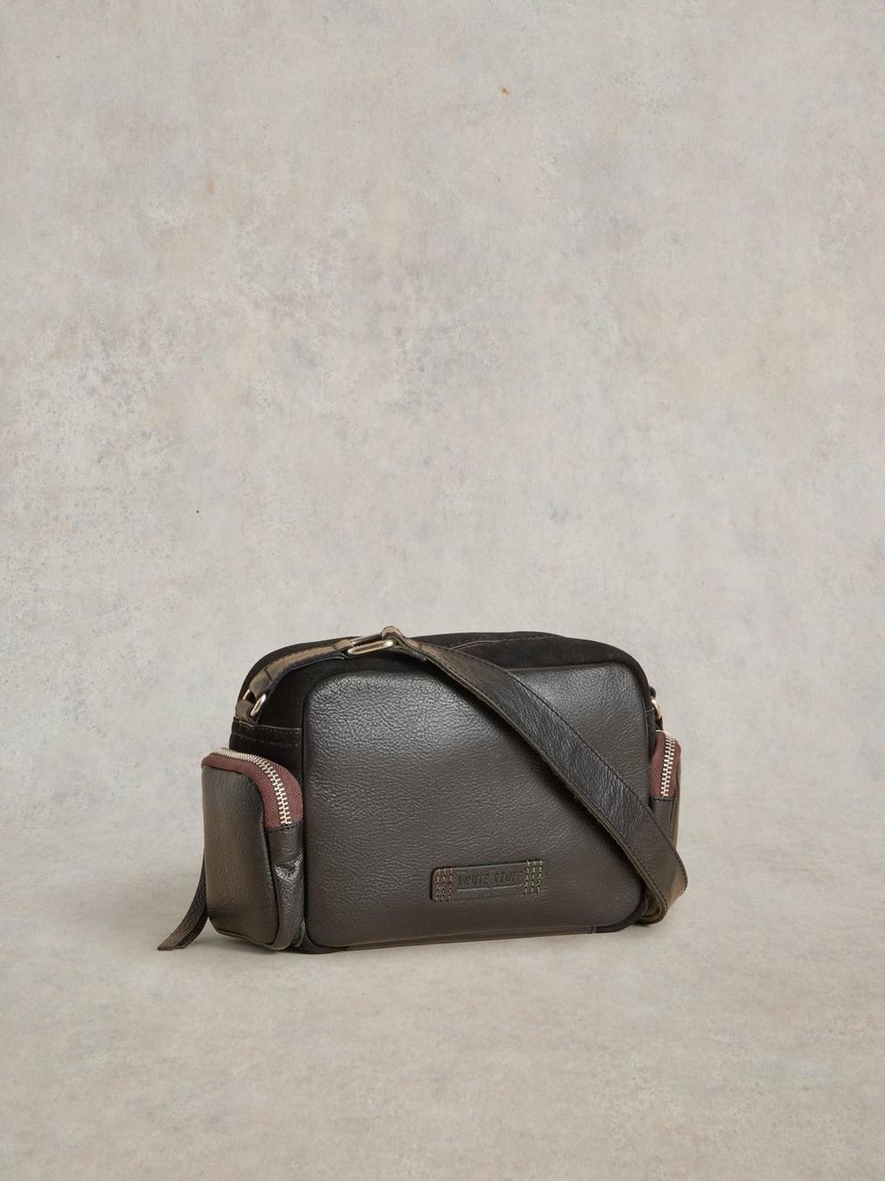 Lana Camera Bag in BLK MLT - FLAT BACK