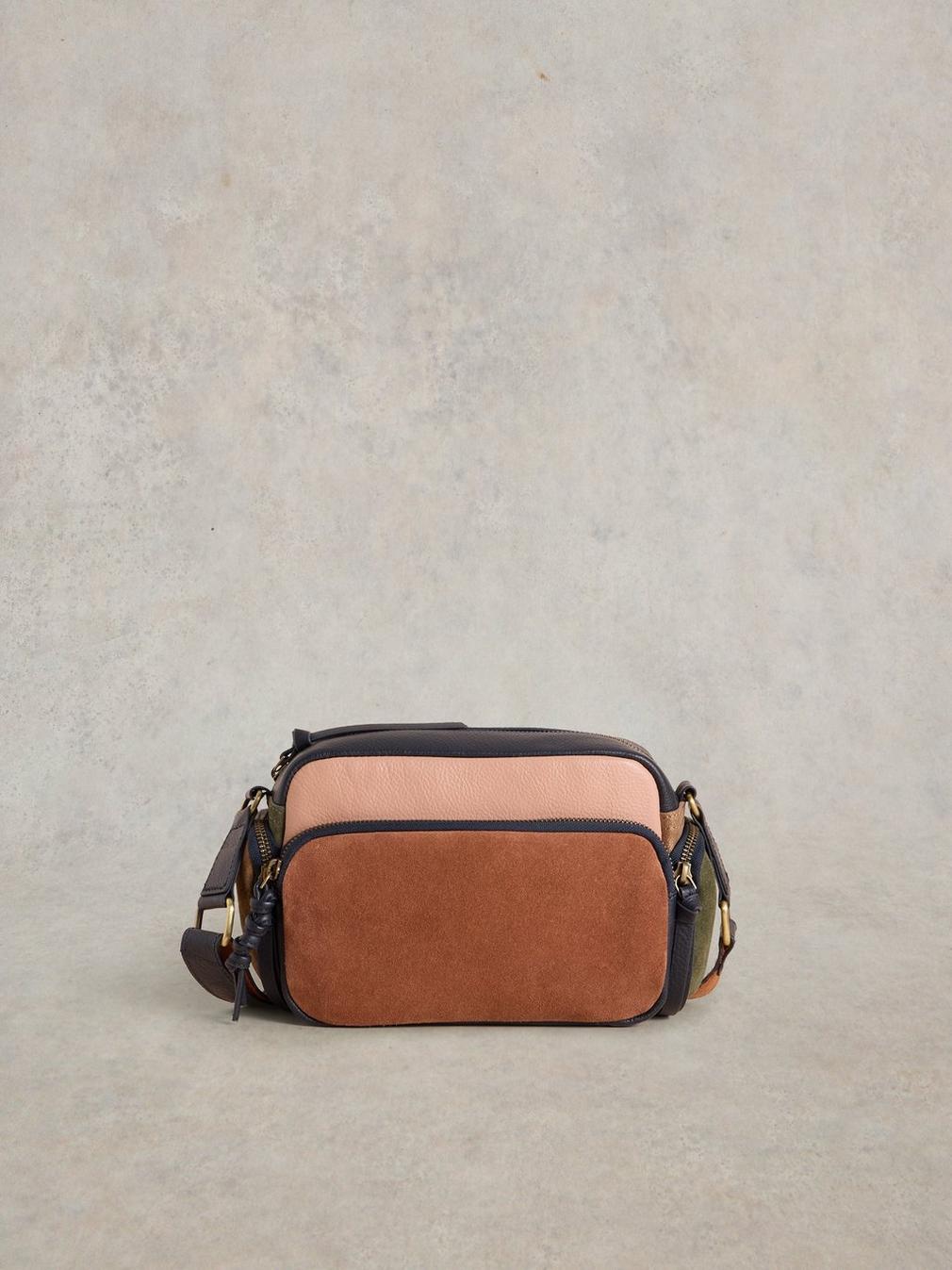 Lana Camera Bag in TAN MULTI - LIFESTYLE