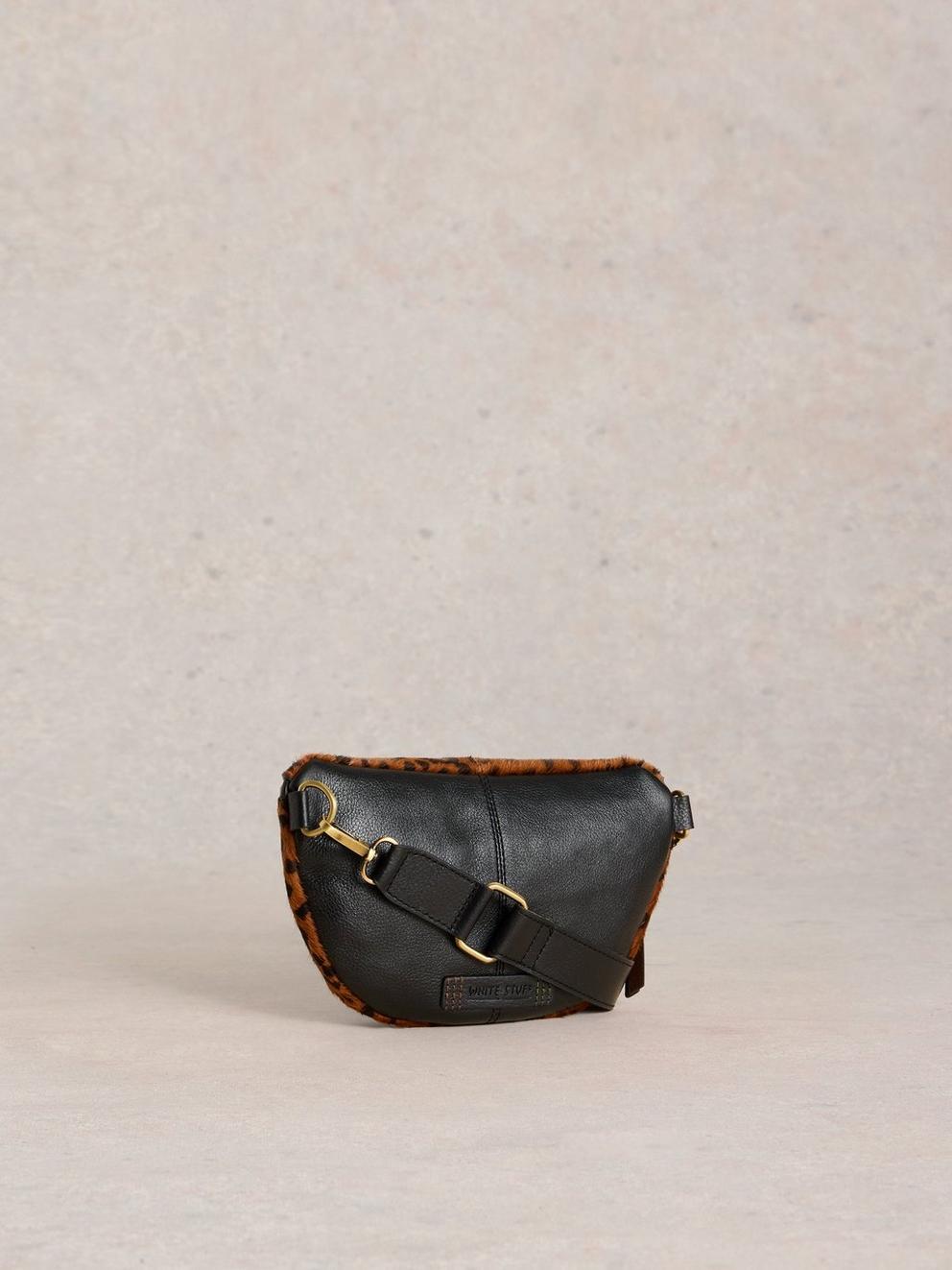 Mini Sebby Leather Sling Bag in BROWN MLT - FLAT BACK