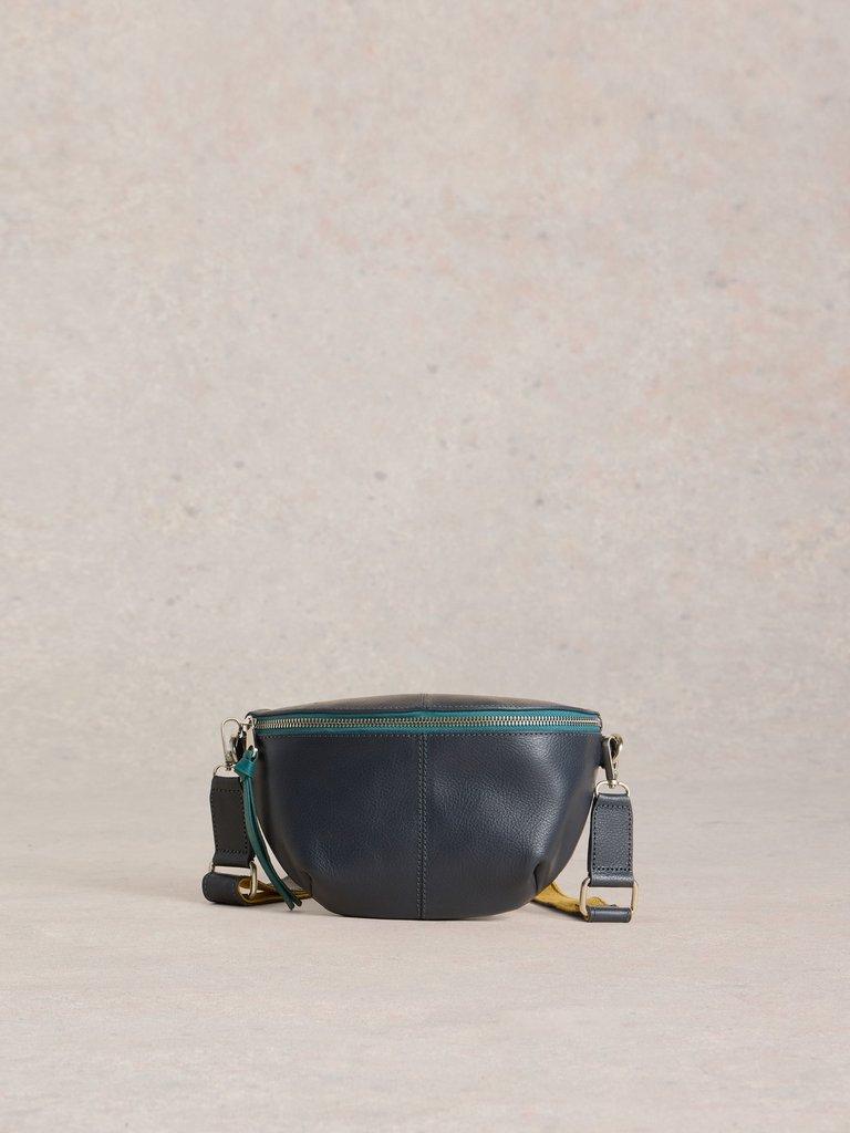 Mini Sebby Leather Sling Bag in NAVY MULTI - LIFESTYLE