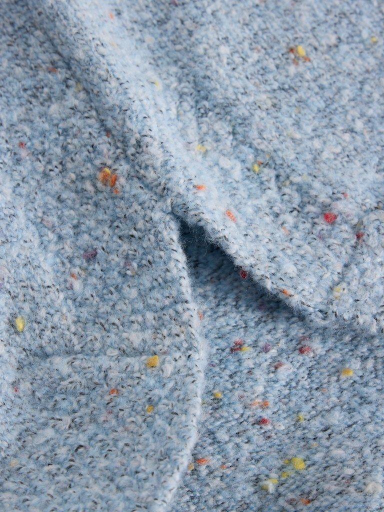 TALIA NEP JUMPER in BLUE MLT - FLAT DETAIL
