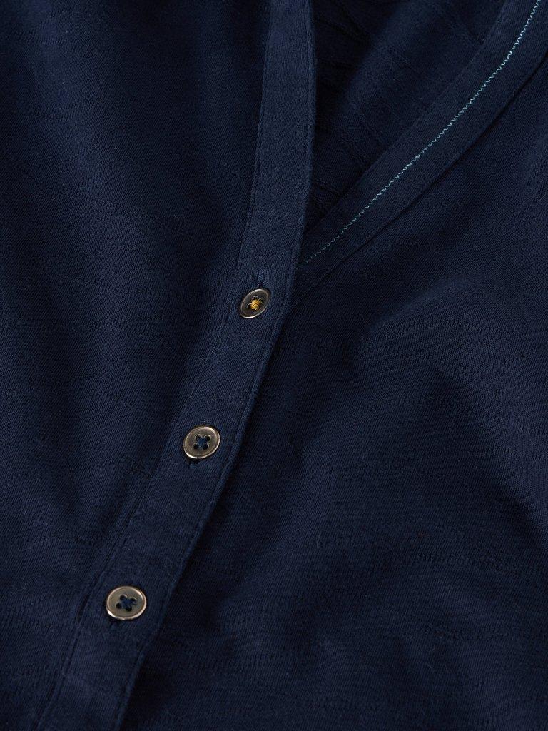 ANNIE TEXTURED SHIRT in FR NAVY - FLAT DETAIL