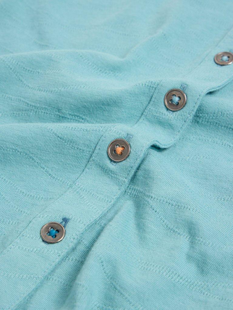 TEXTURED ANNIE in MID TEAL - FLAT DETAIL