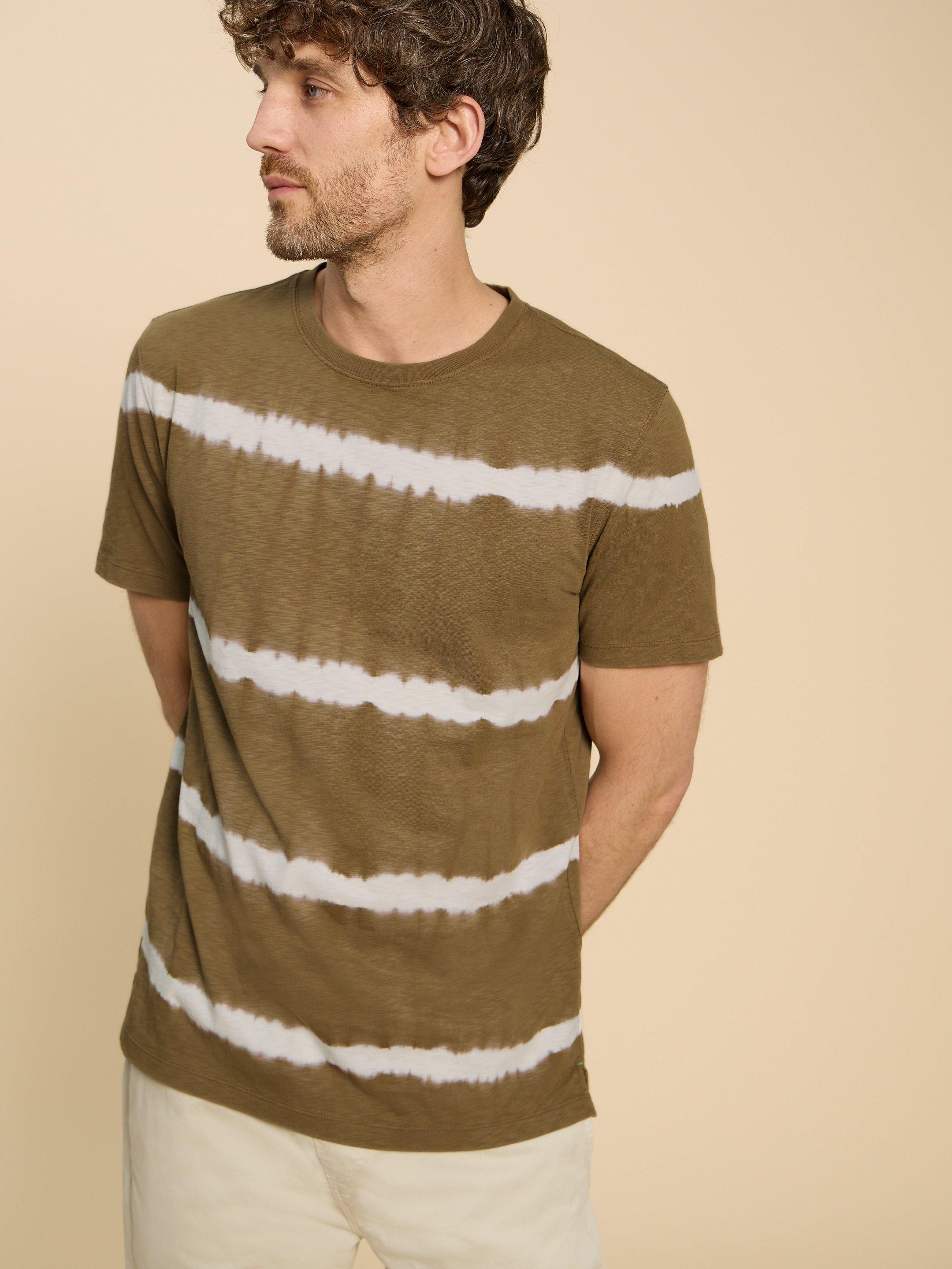 Tie Dye Tee in GREEN MULTI | White Stuff