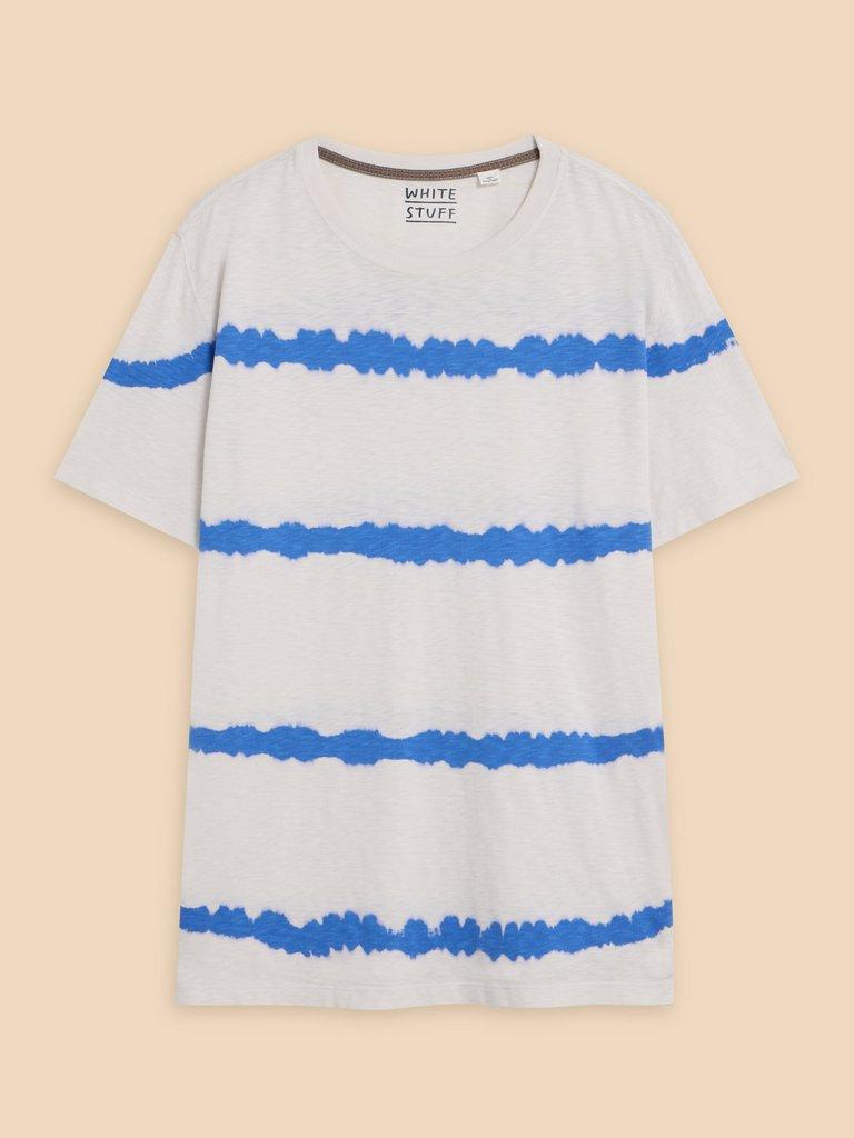 Tie Dye Tee in WHITE MLT - FLAT FRONT