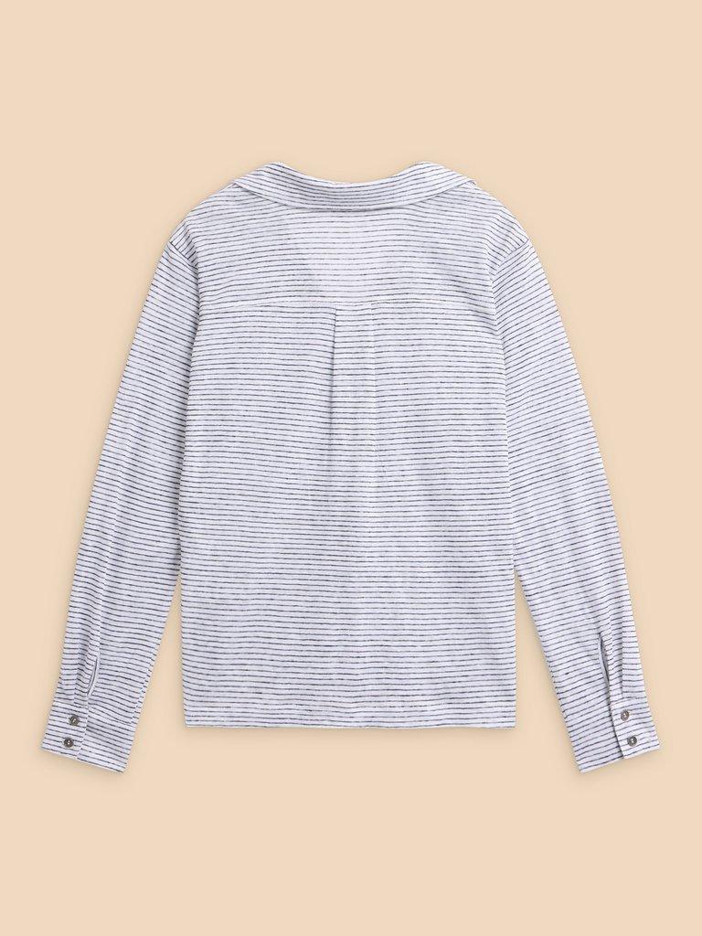 CHARLIE SHIRT in IVORY MLT - FLAT BACK