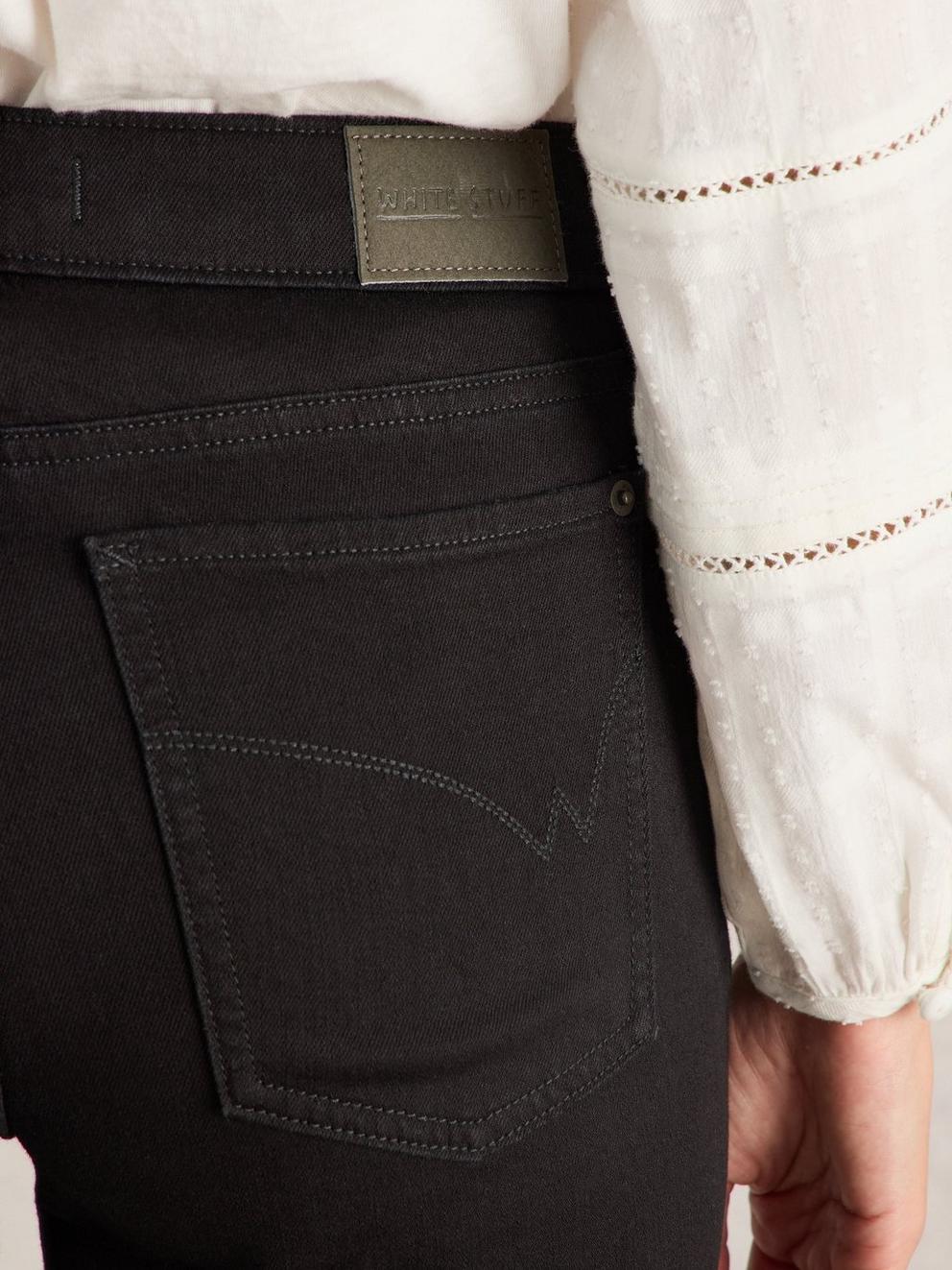 Harriet Bootcut Jean in BLK DENIM - MODEL DETAIL