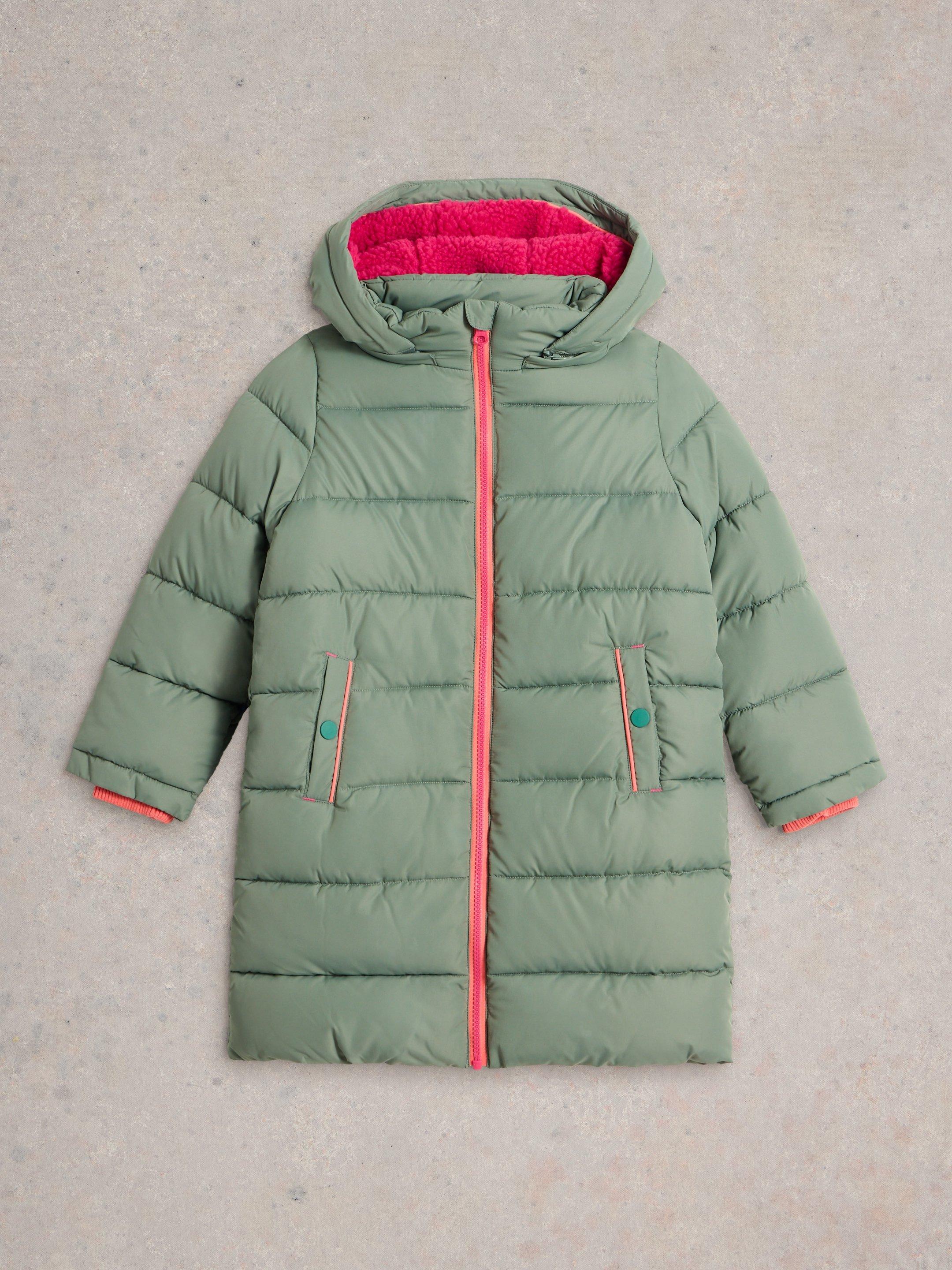 Long puffer coat kids clearance