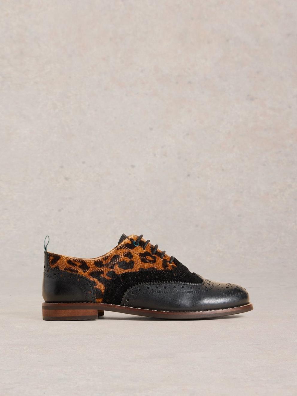 Thistle Lace Up Brogue in BLK MLT - LIFESTYLE