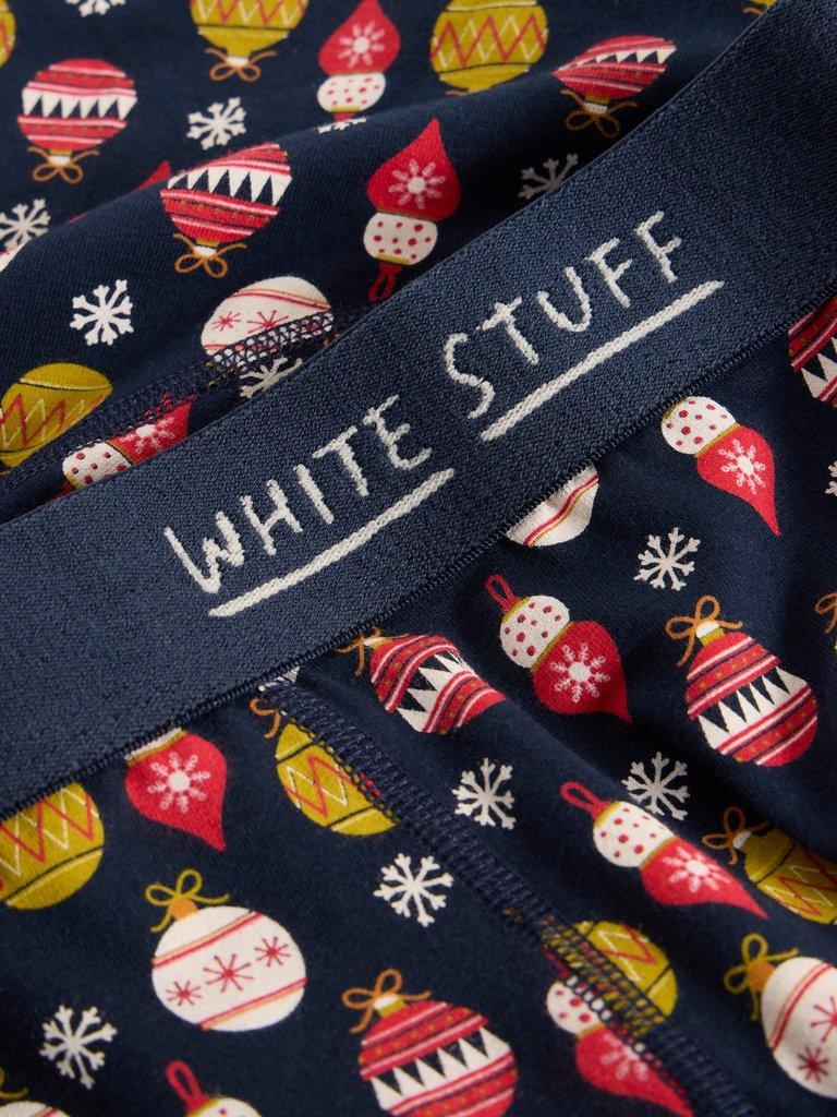 Boxers in a Cracker in NAVY PR - FLAT DETAIL