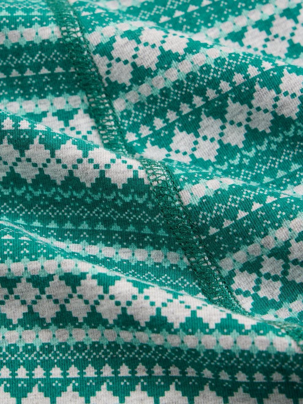Boxers in a Cracker in TEAL PR - FLAT DETAIL