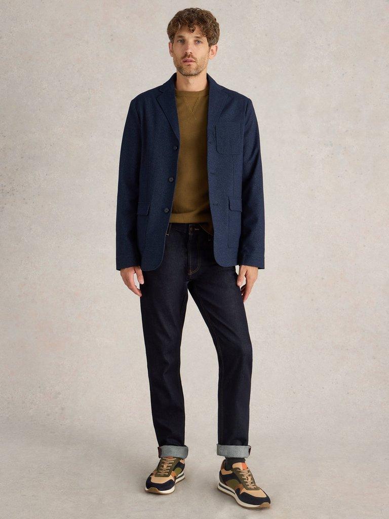 McKay Blazer in DARK NAVY - MODEL FRONT