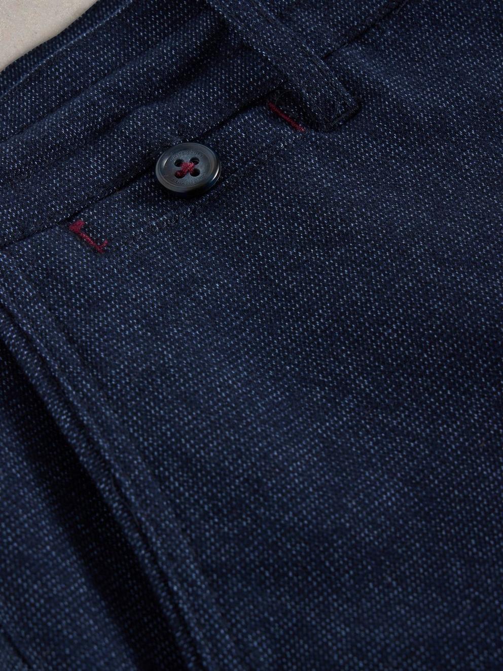 McKay Trouser in DARK NAVY - FLAT DETAIL