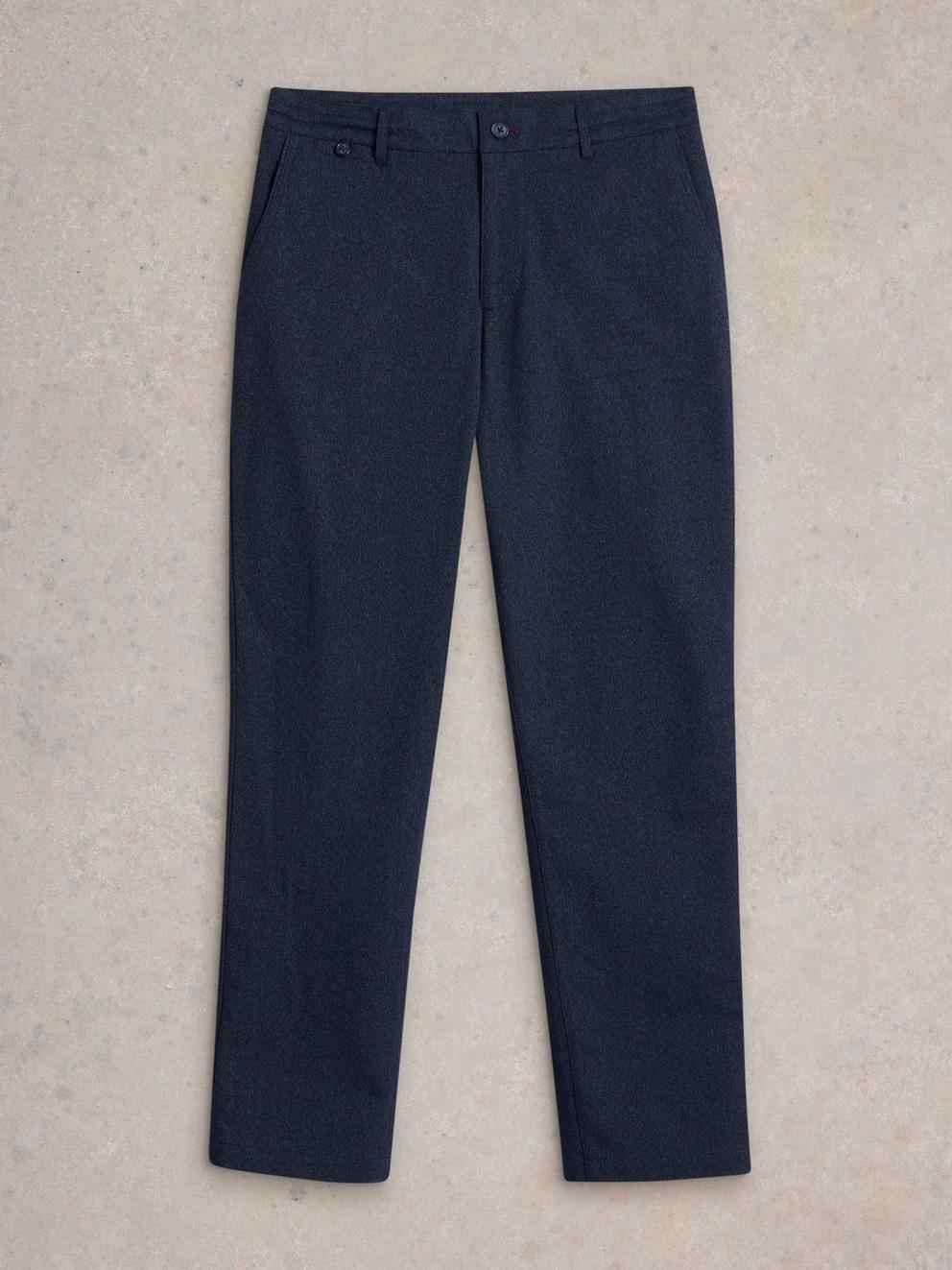 McKay Trouser in DARK NAVY - FLAT FRONT