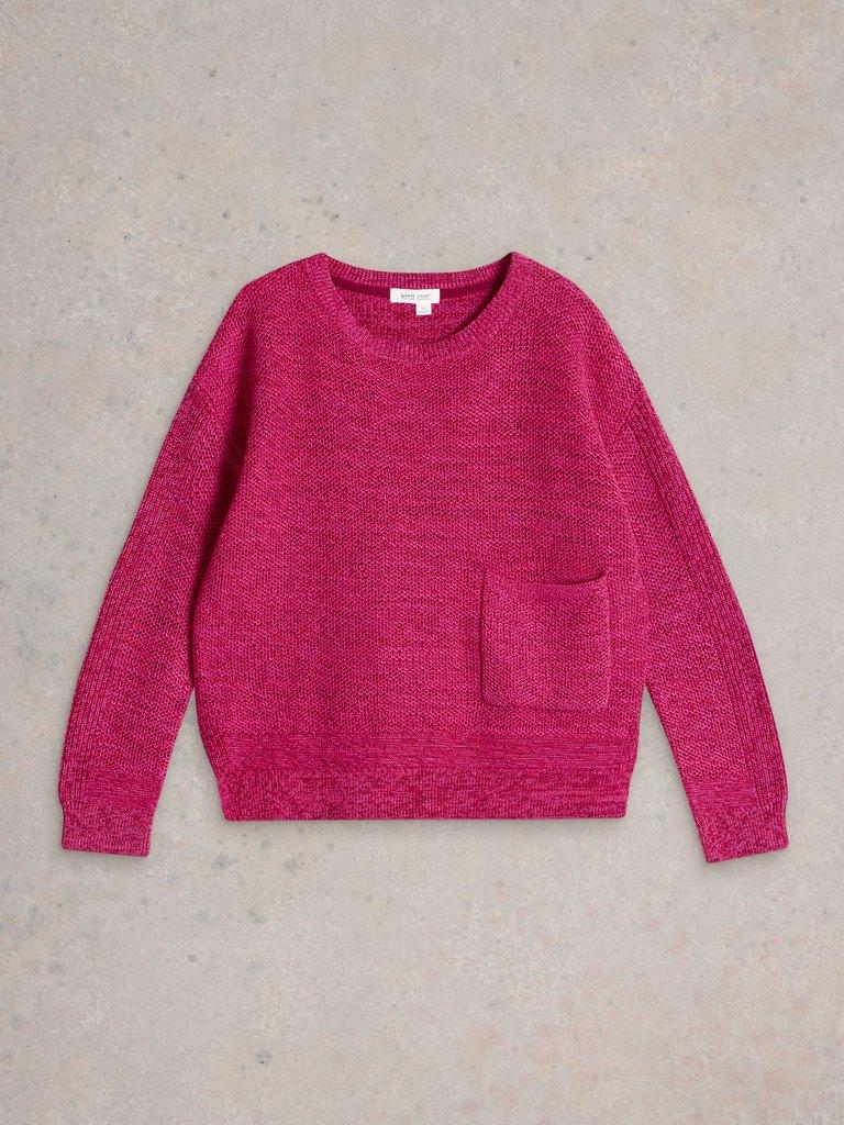 NORTHBANK JUMPER in PINK MLT - FLAT FRONT