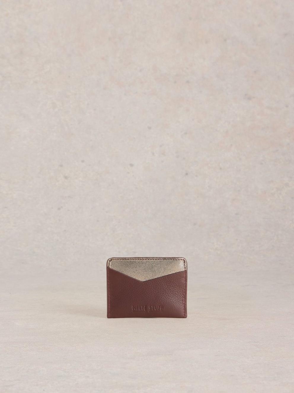 Sloane Card Holder in MIXED MET - FLAT DETAIL