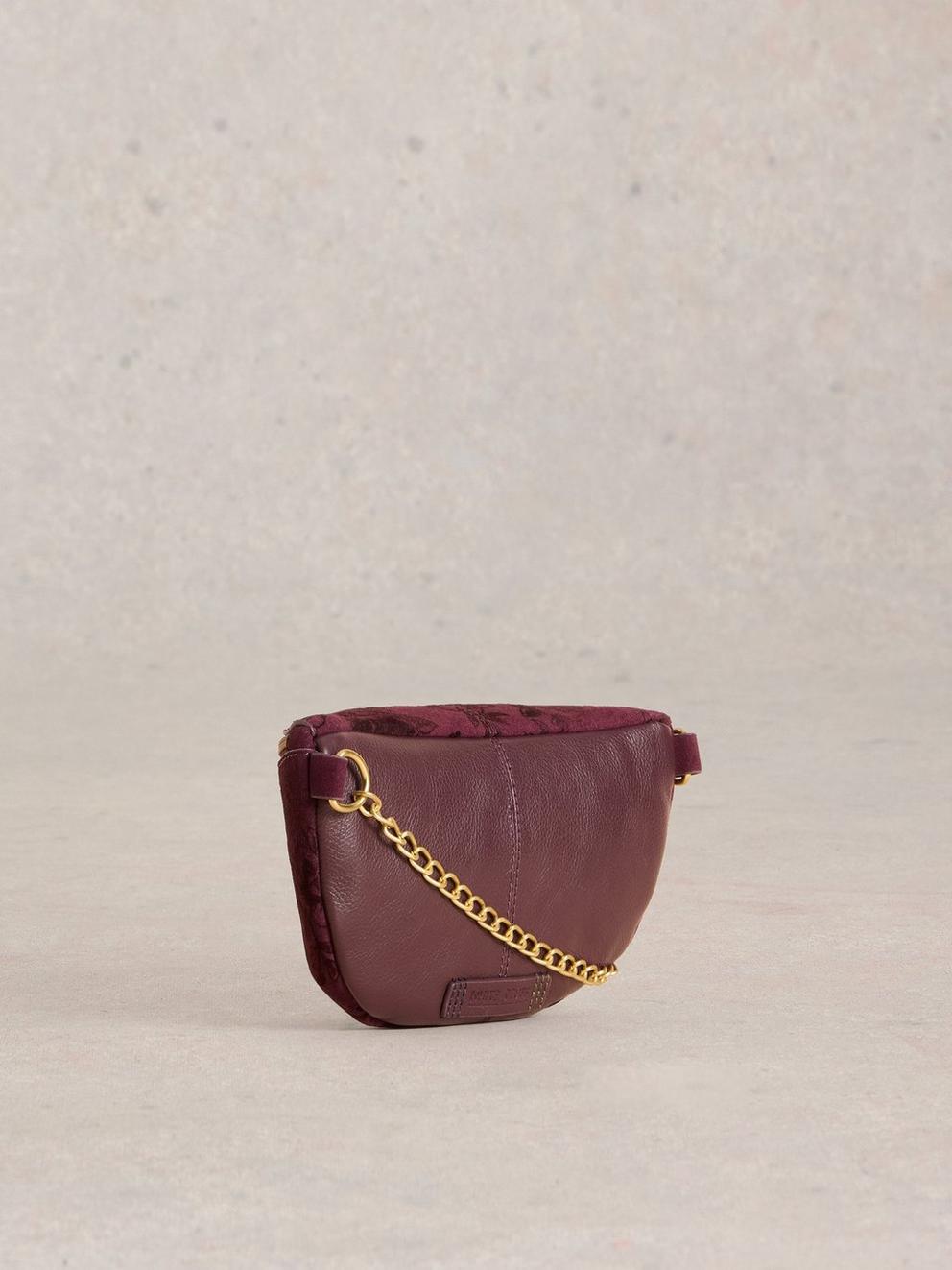 Mini Sebby Party Sling Bag in PLUM MLT - FLAT BACK