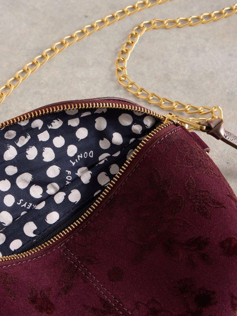 Mini Sebby Party Sling Bag in PLUM MLT - FLAT DETAIL