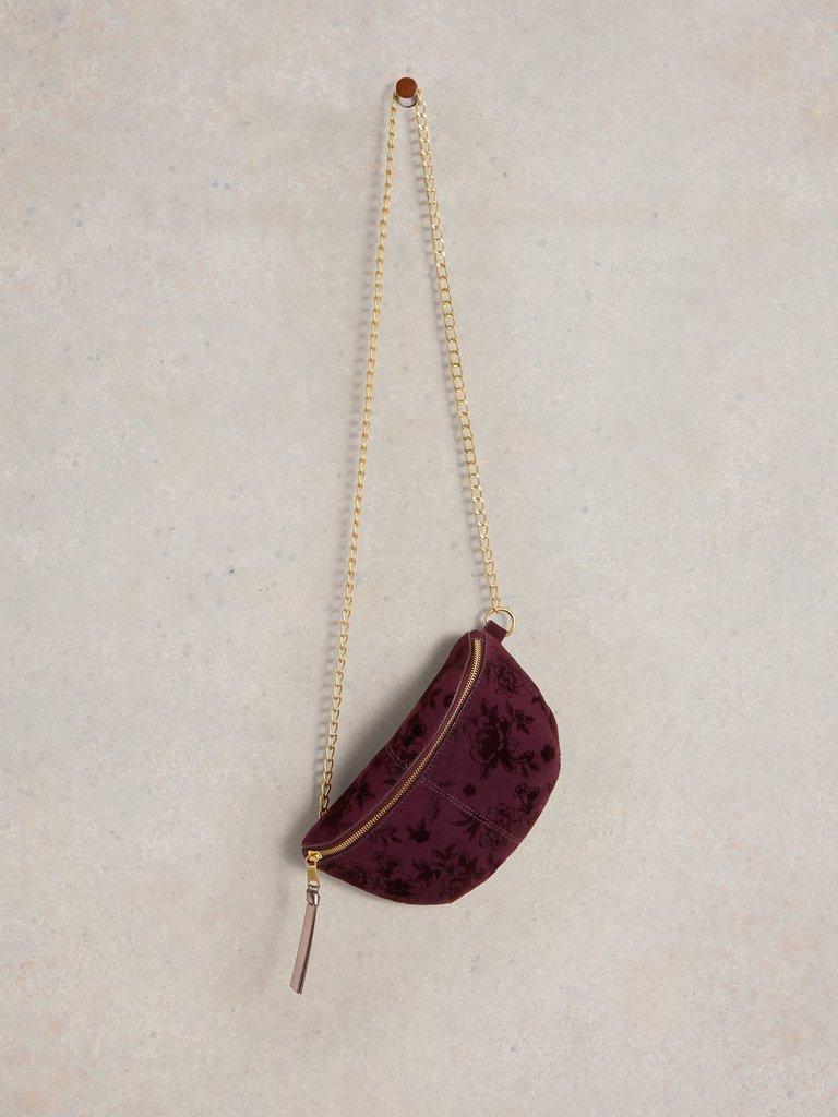 Mini Sebby Party Sling Bag in PLUM MLT - FLAT FRONT