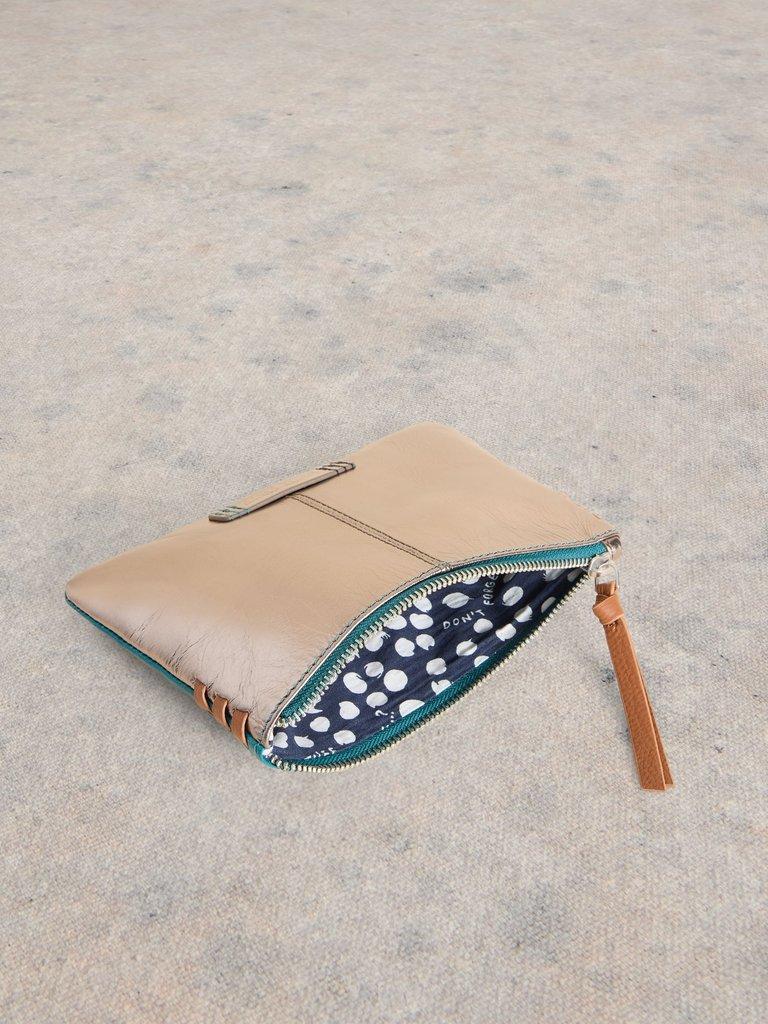 Bella Purse in TEAL MLT - FLAT DETAIL