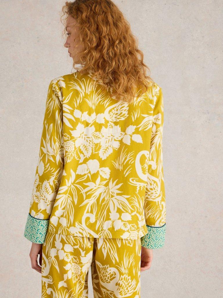 Nina Organic PJ Shirt in CHART PR - MODEL BACK