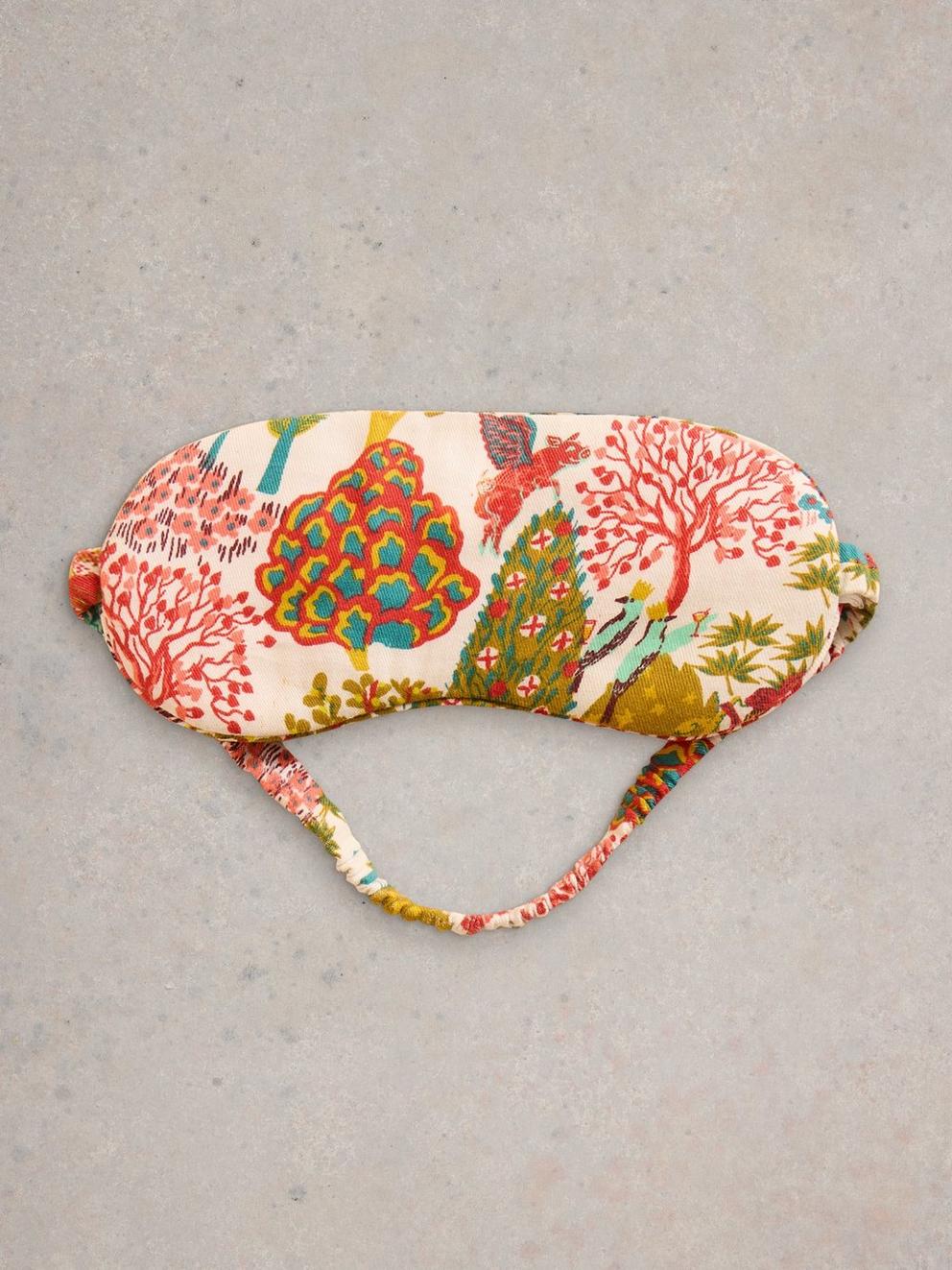 Printed Eye Mask in NAT PR - FLAT FRONT