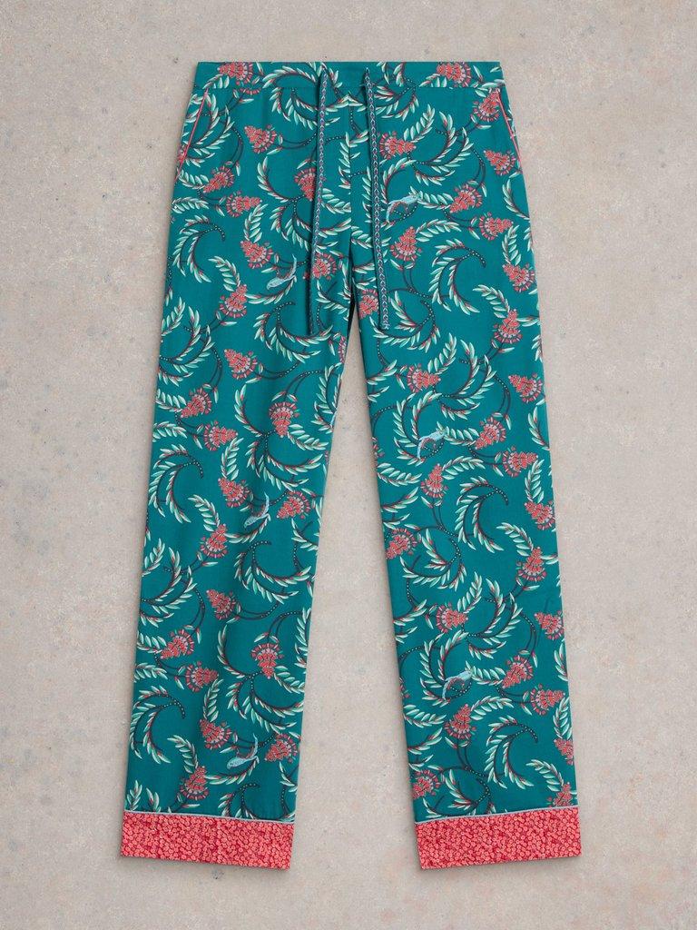 Nina PJ Bottom in TEAL PR - FLAT FRONT