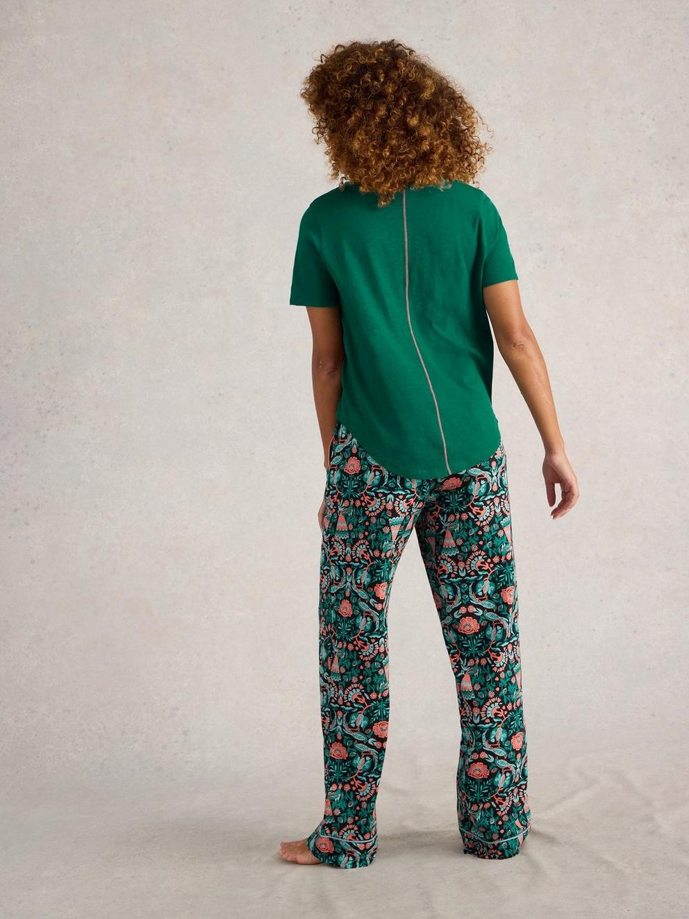 Tessa PJ Set in BLK PR - MODEL BACK