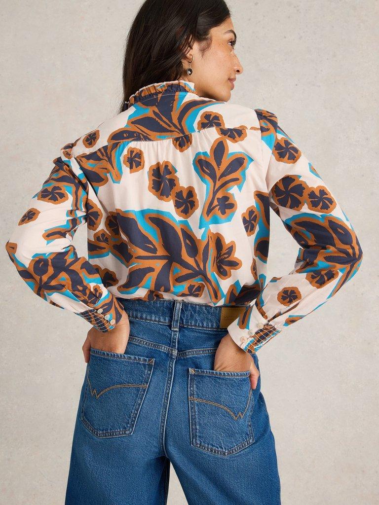 Aster Shirt in PINK PR - MODEL BACK