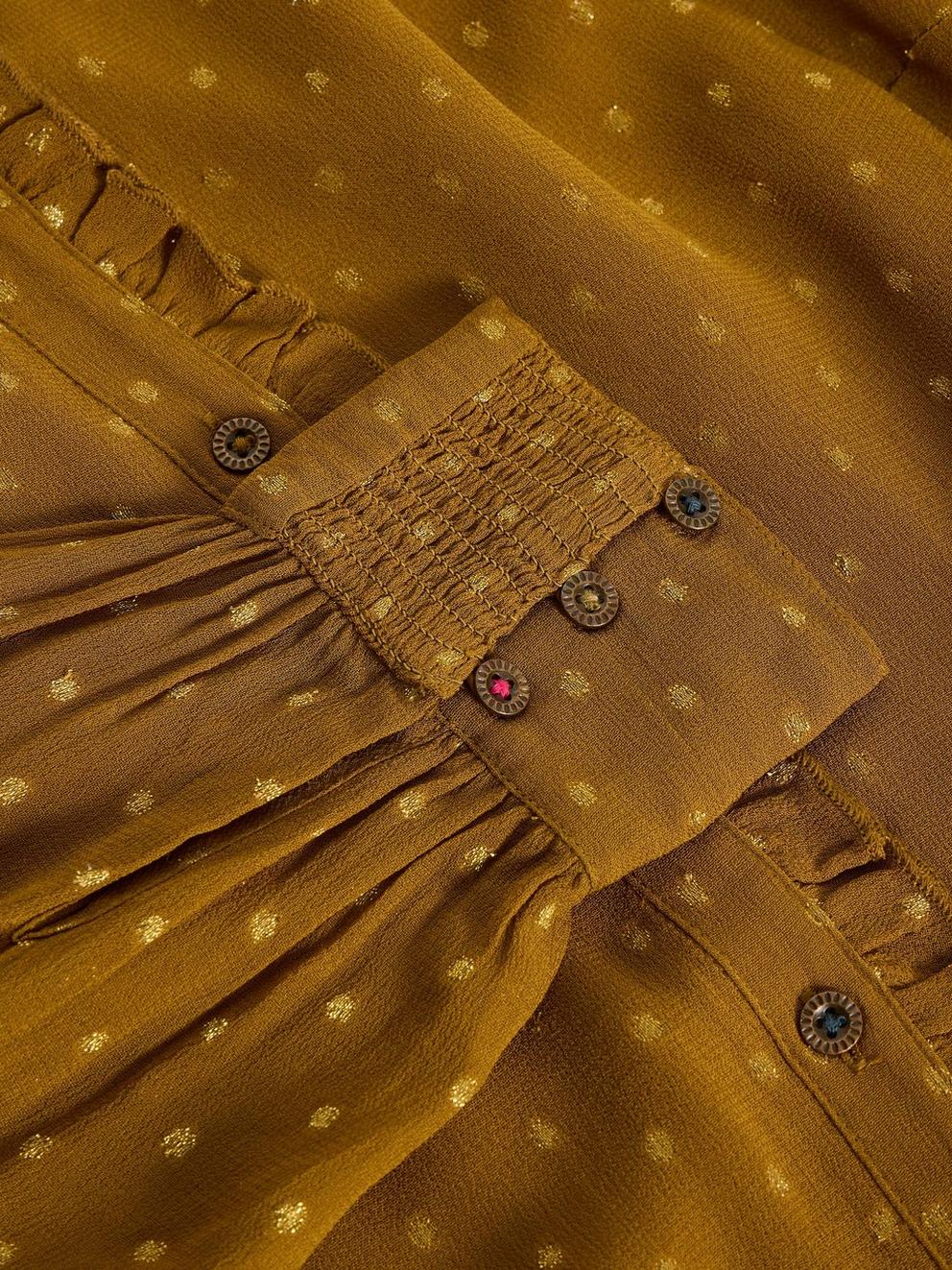 Aster Metallic Shirt in CHART MLT - FLAT DETAIL