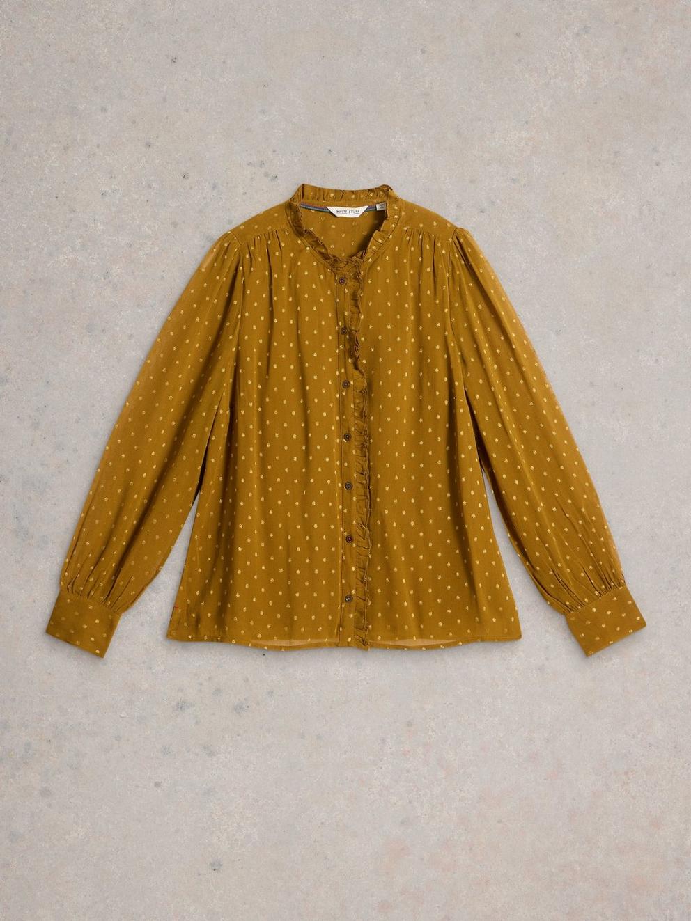 Aster Metallic Shirt in CHART MLT - FLAT FRONT