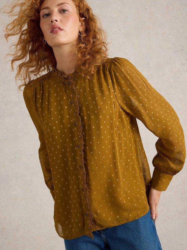 Aster Metallic Shirt in CHART MLT - LIFESTYLE