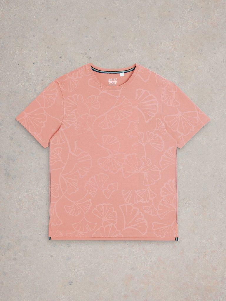 Floral Printed Tee in PINK PR - FLAT FRONT