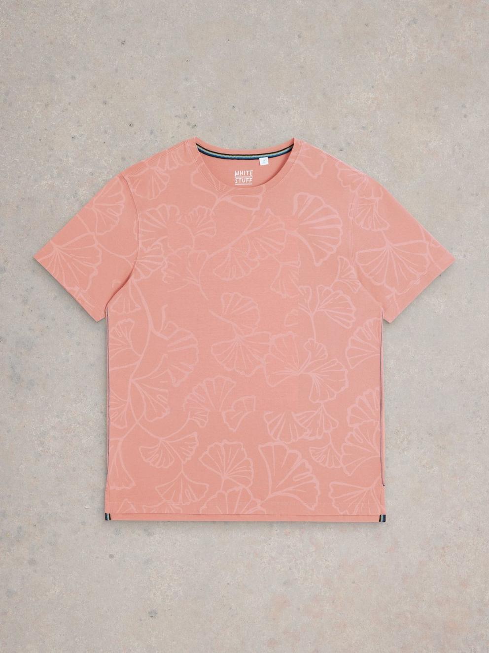 Floral Printed Tee in PINK PR - FLAT FRONT