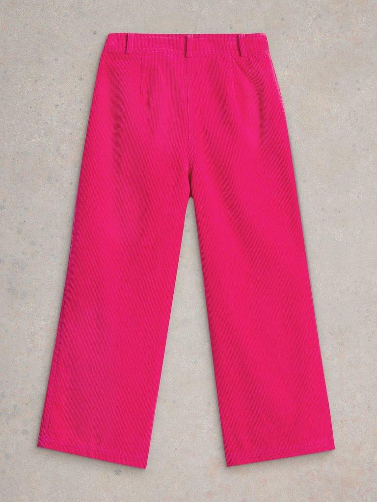 Cord Trouser in BRT PINK - FLAT BACK